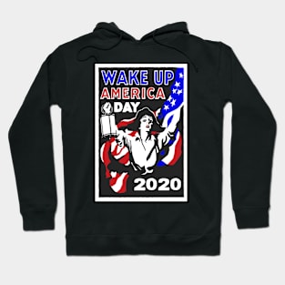 Wake Up America Woke Protest Resist Feminist Revolution 2020 Election Democrat Republican Vote Hoodie